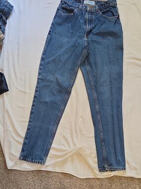 L.A. Blues Women's Blue Denim Straight Classic Fit Jeans 5-Pocket Button